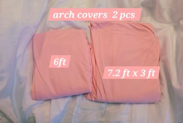 Pink 2 pack arch covers  7.2 ft 6 ft. New party birthday decor