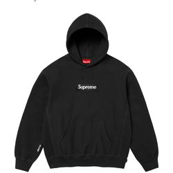 Supreme FW25 Black Box Logo Hoodie