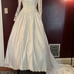 Wedding Dress Vintage Sample Alfred Angelo