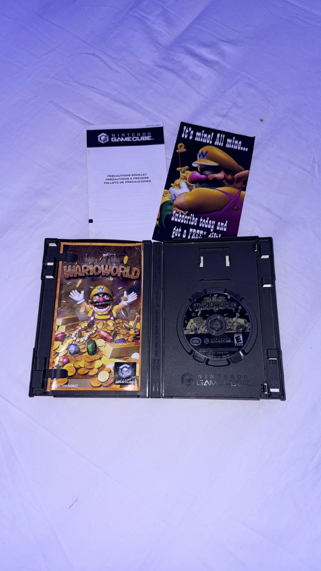 Wario World Complete Game And Manual