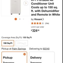 Portable Ac Only 4 Months Old 