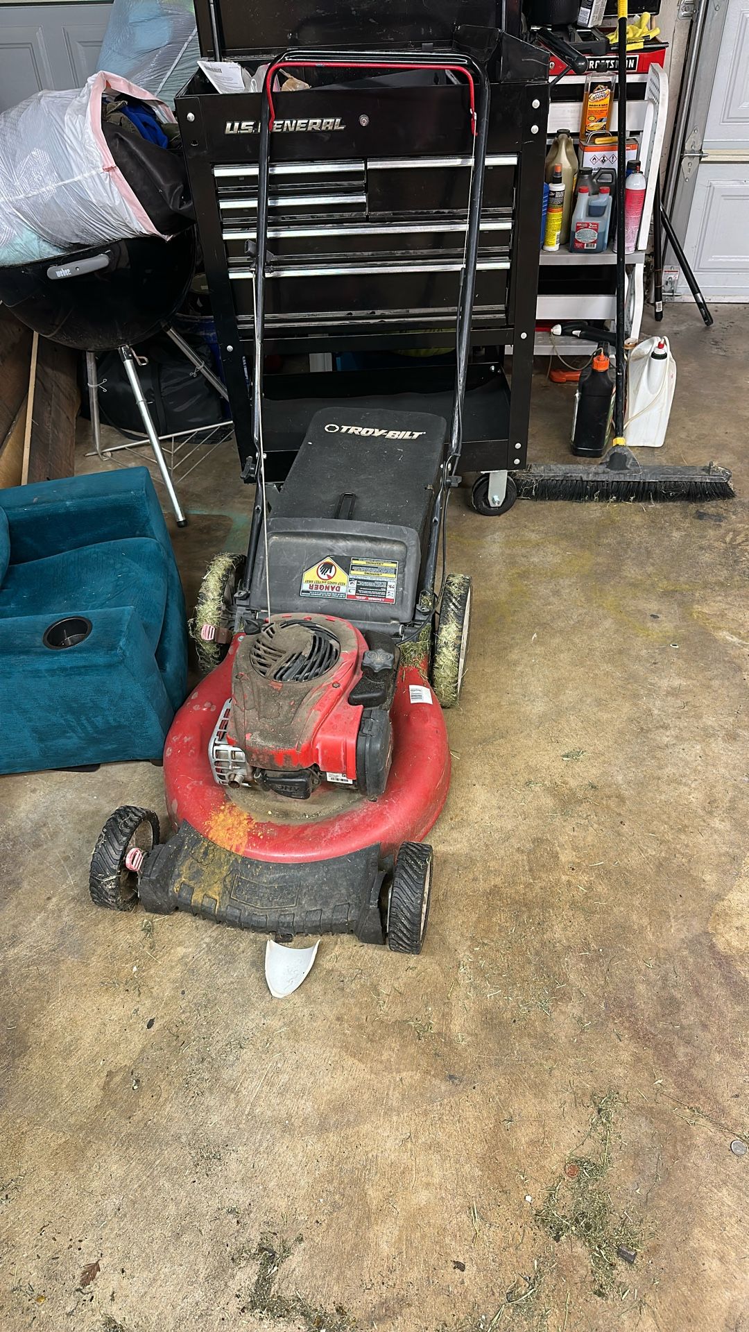 Gas Powered Lawn Mower
