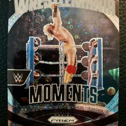 Hulk Hogan 2024 Panini Prizm WWE #19 WRESTLEMANIA MOMENTS DISCO PRIZM! 