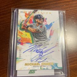 Michael Chavis Auto Baseball Card