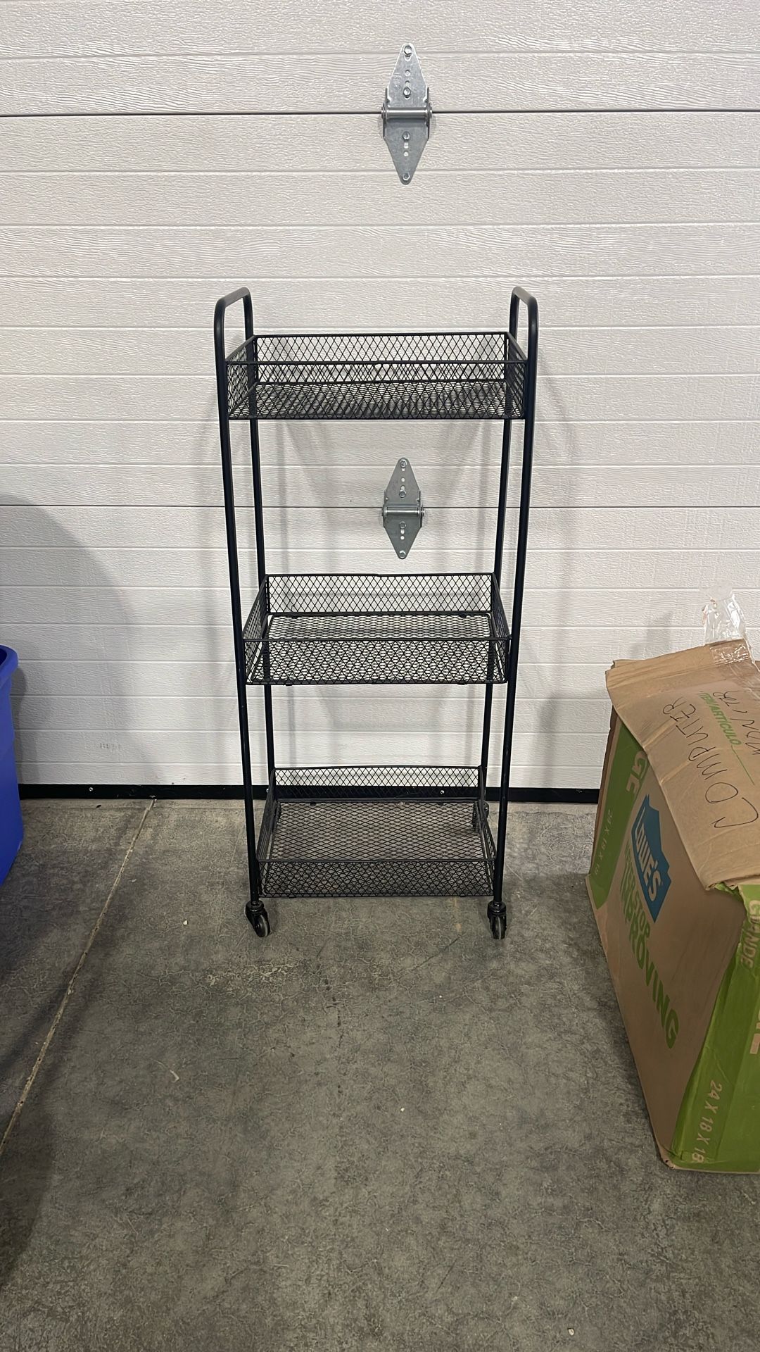 3 Tier Metal Rolling Cart