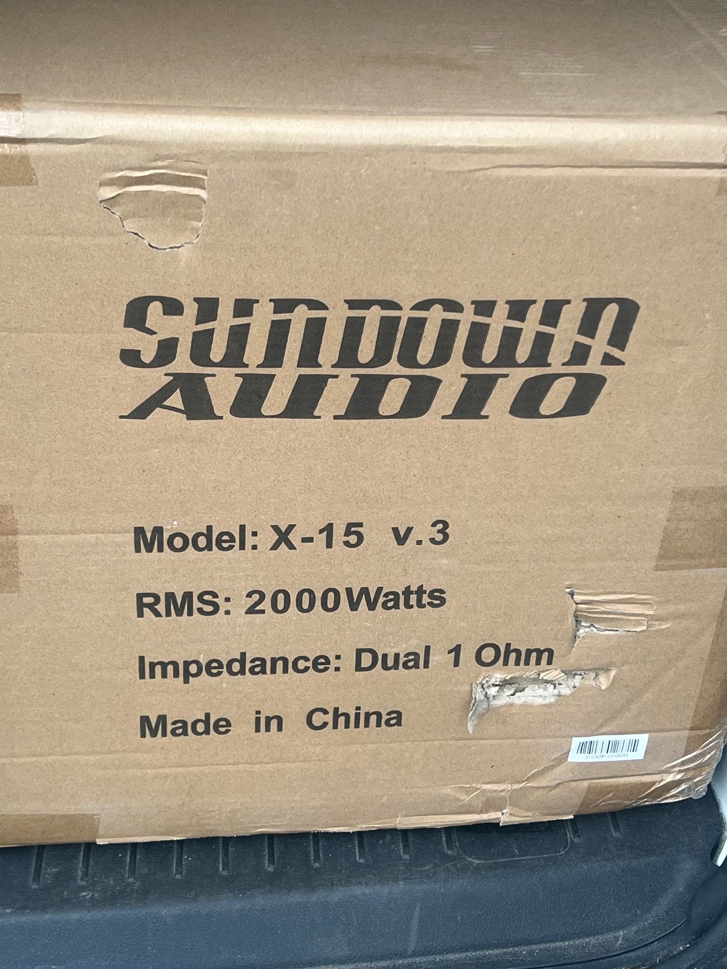 3 sundown X v3 15” subwoofers