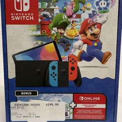 Nintendo OLED Switch Model New Open Box 