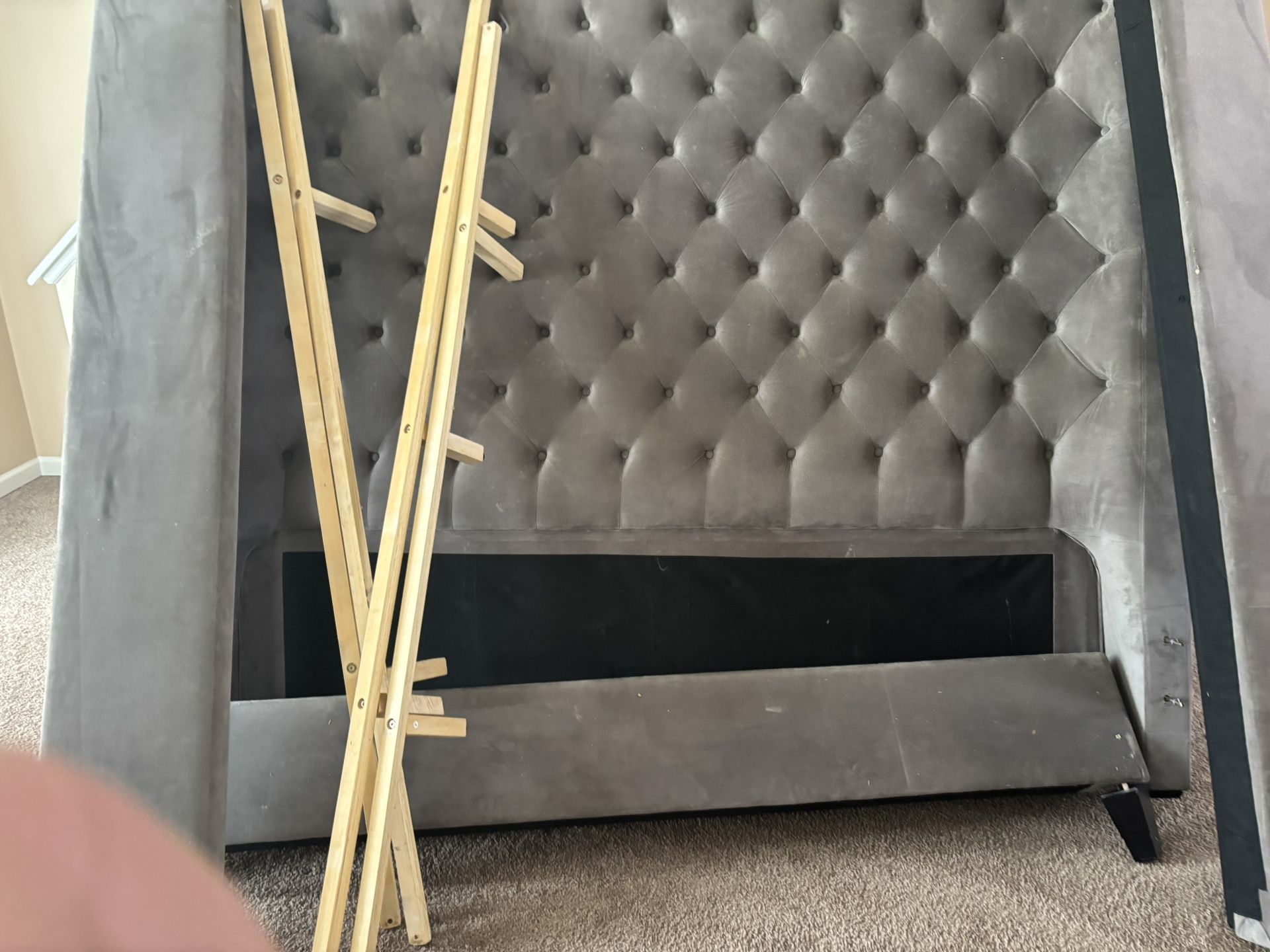 King Size Upholstered Bed Frame