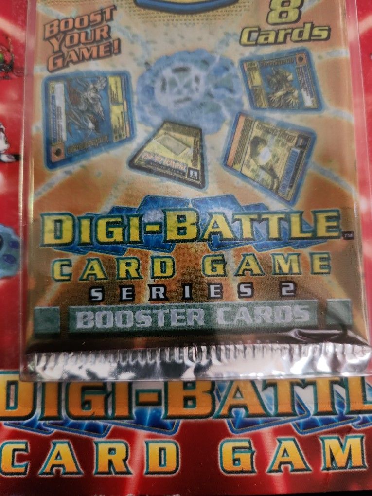 Digimon Digi Battle Series 2 Booster Blister Pack Sealed.! for Sale in  Homer Glen, IL - OfferUp