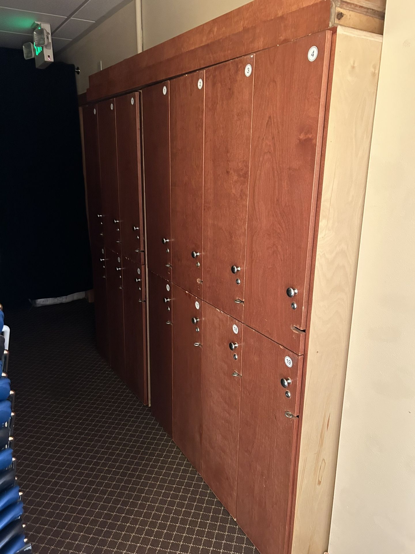 34 Wooden Lockers – $390 for All - or OBO
