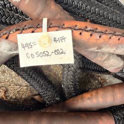 co5052-022 tow bridal 41' double braided nylon 1 1/2" rope