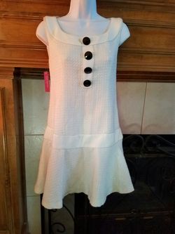 Women's White Dress Size S/M