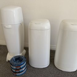 3 Diaper Genie Pails