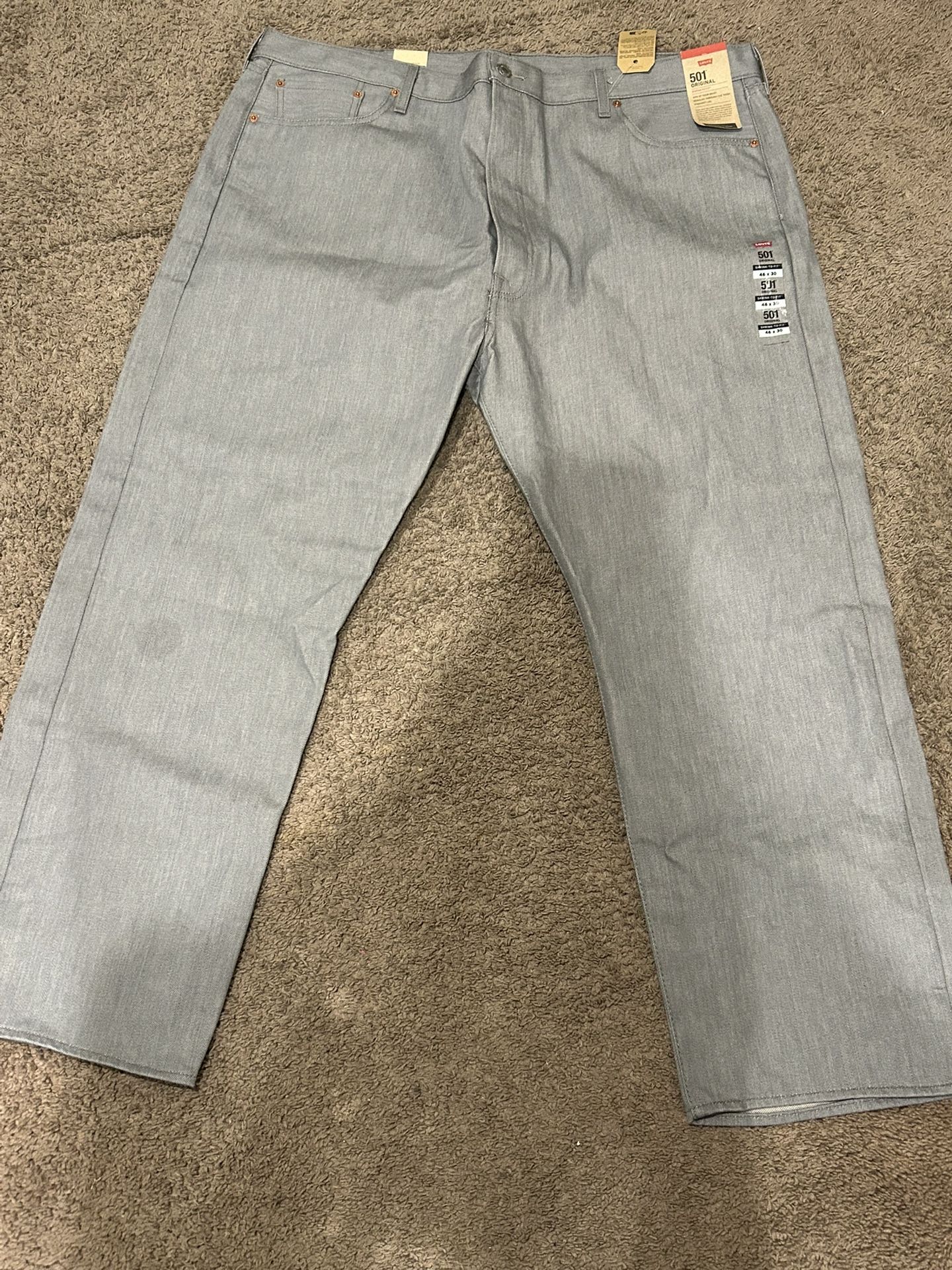 Gray 501 Pants