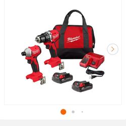 MILWAUKEE M18 VT BRUSSELS SET DRILS NEW