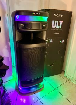 Sony ≠ {ULT Tower 10} High-Power Karaoke/ Party Bluetooth Speaker - Wireless Mic, Powerful ULT Bass