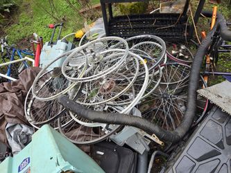 Bike rims, tires, parts and frames