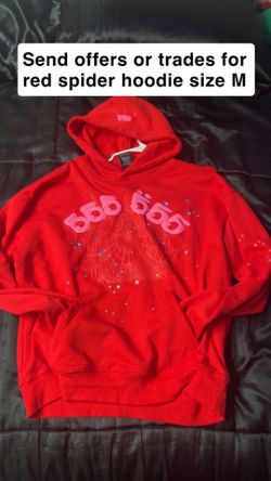 Red spider hoodie size M