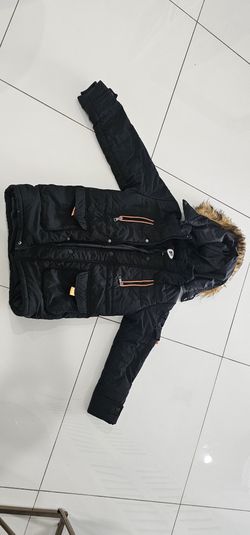Boys Sz 8-9 Black Ski Jacket 