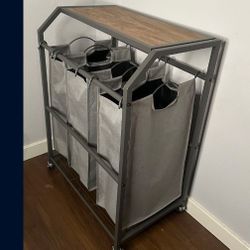 Laundry Sorter + Folding Table 