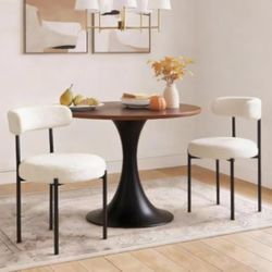 New Set Of 2 Modern Kitchen Dining Chairs 