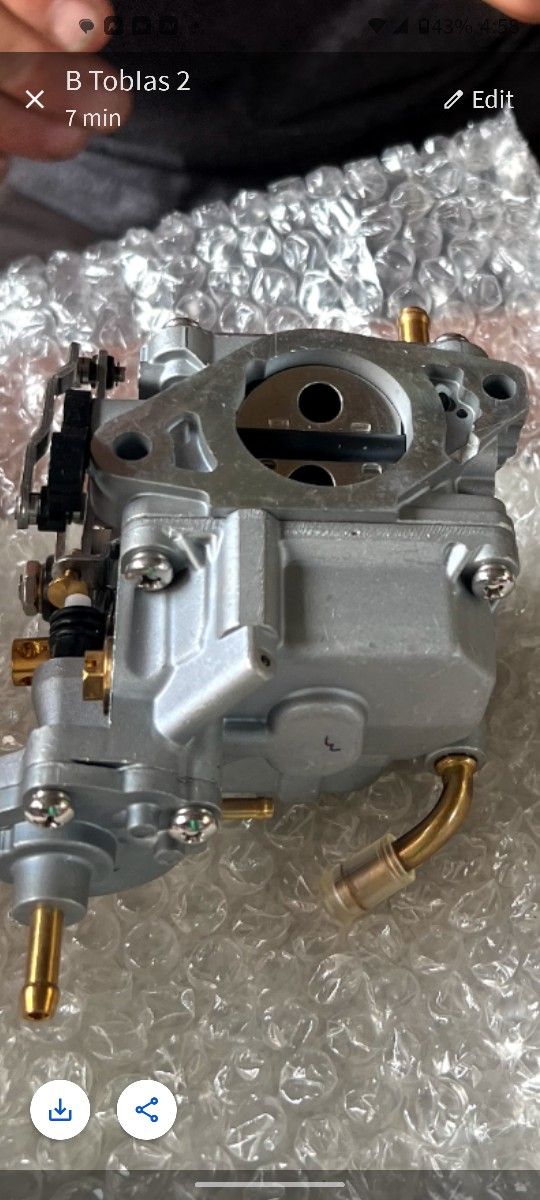 20 HP Tohatsu 4 Stroke Carburetor