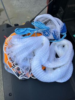 10 Feet Radius Saltwater Fishing Cast Net for Bait Trap