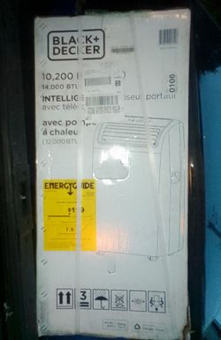 New in box Black&Decker 12000 BTU Portable Air Conditioner