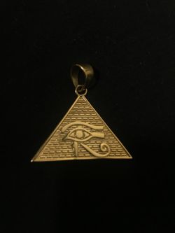 Gold Eye of Horus Pendant