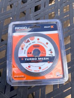 Ridgid 4.5”turbo mesh