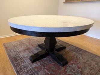 Marble Dining Table & Chairs (7 piece Set)