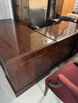 A Beautiful Set Of L Shaped Cabinet And A Bookcase All For