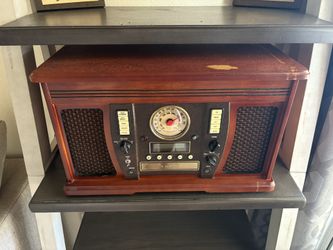Vintage Record CD Tape Player Radio