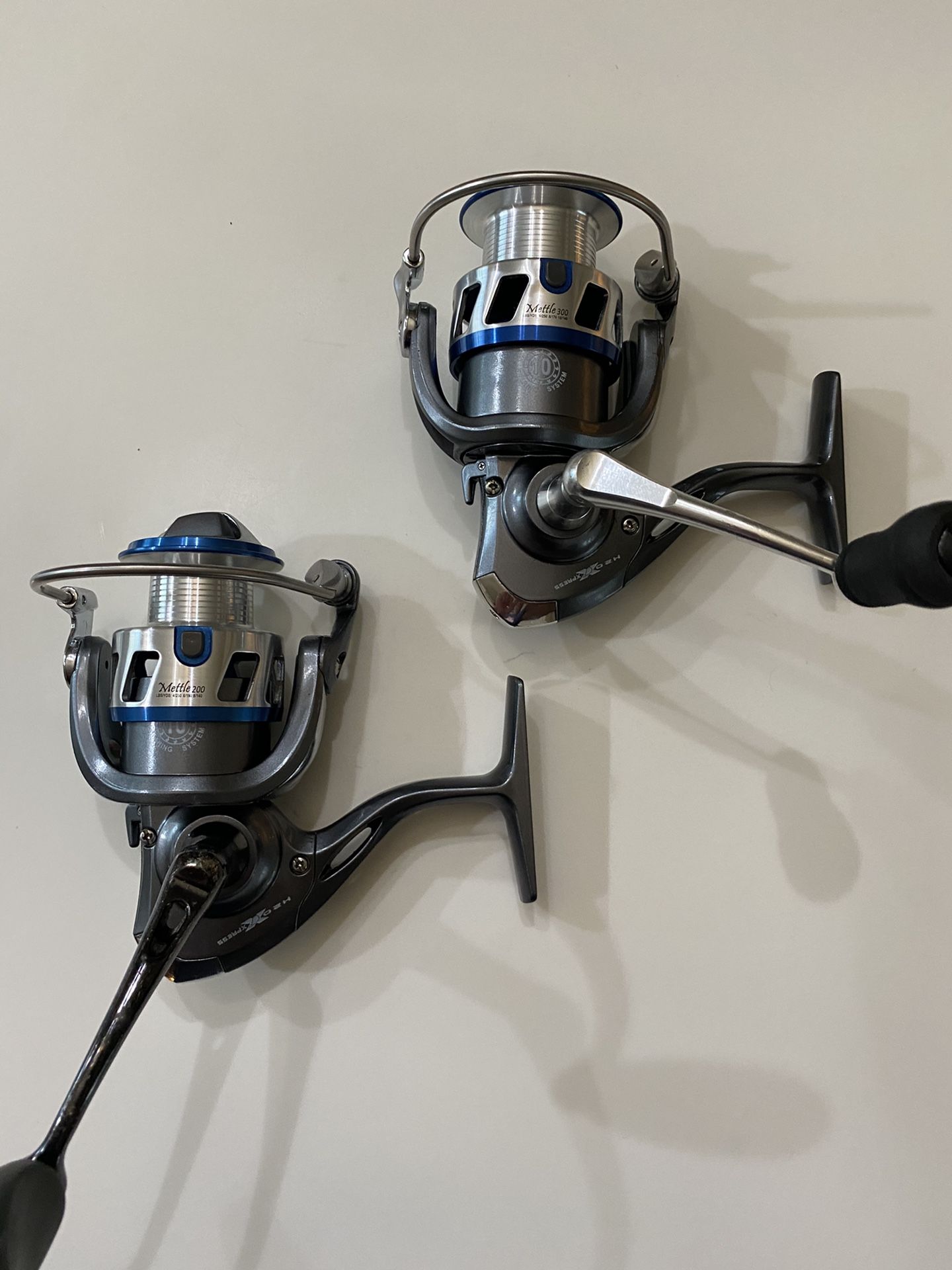 H2O Xpress Mettle 200 or 300 spinning fishing reel