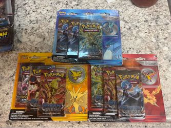 Pokémon Tcg legendary birds pin blister set