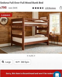 Sedona Full-over-Full Bunk Bed