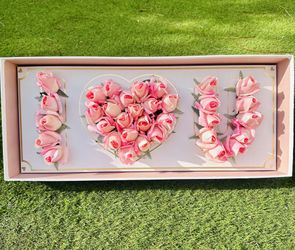 I ❤️ u Silk Rose Box 