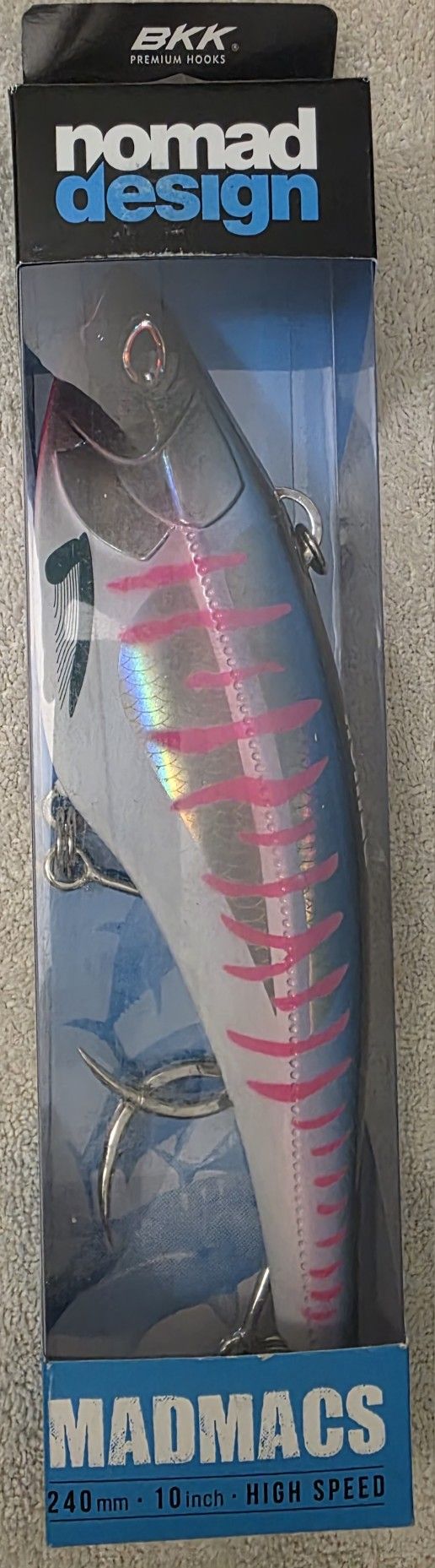 Nomad Design Madmacs Offshore High Speed Fishing Lure,Trolling Minnow ...