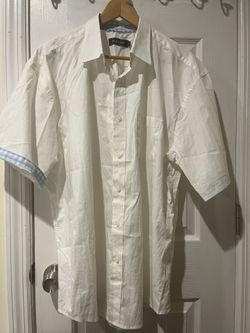 Bogari White/blue Short Sleeve Shirt size XL