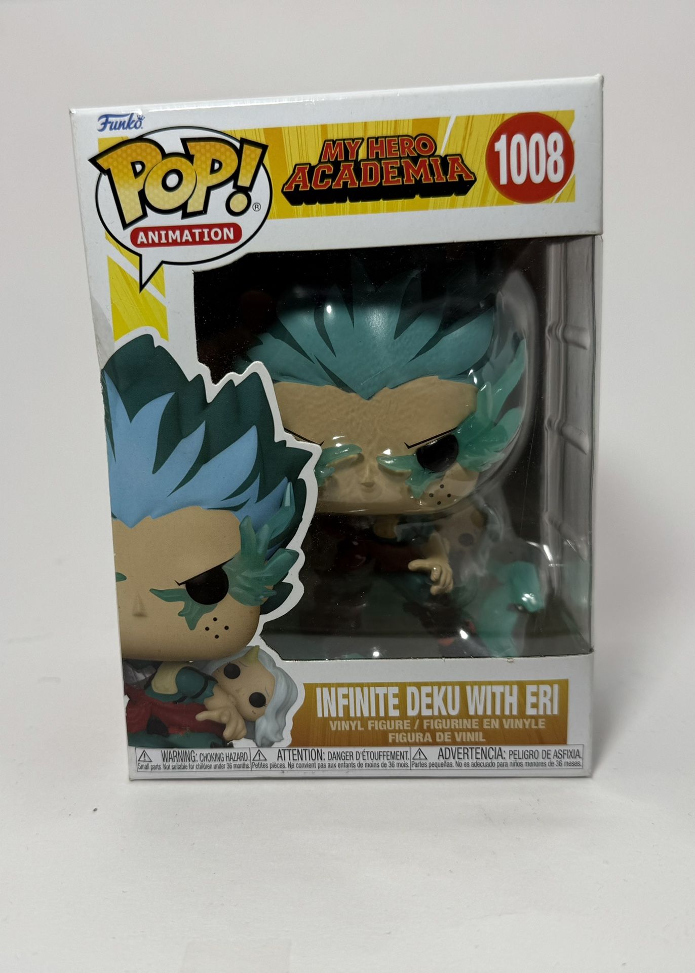 POP! ANIMATION INFINITE DEKU WITH ERI MY HERO ACADEMIA 1008 *GREAT CONDITION*