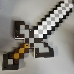 Minecraft Sword Pickaxe 2 In 1 