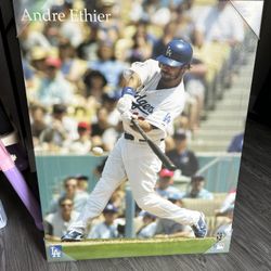 Los Angeles Dodgers Andre Ethier Canvas Portrait