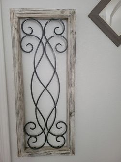 Wood And Metal Art Decor