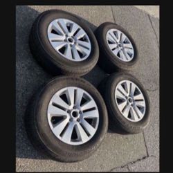 4 X 225/65r17 5x4.5 5x114.3 Stock Subaru Outback Wrx Crosstrek Forester Wheels Rims Good 90% Treads Bridgestone Dueler Tires!!!!!!!!!!