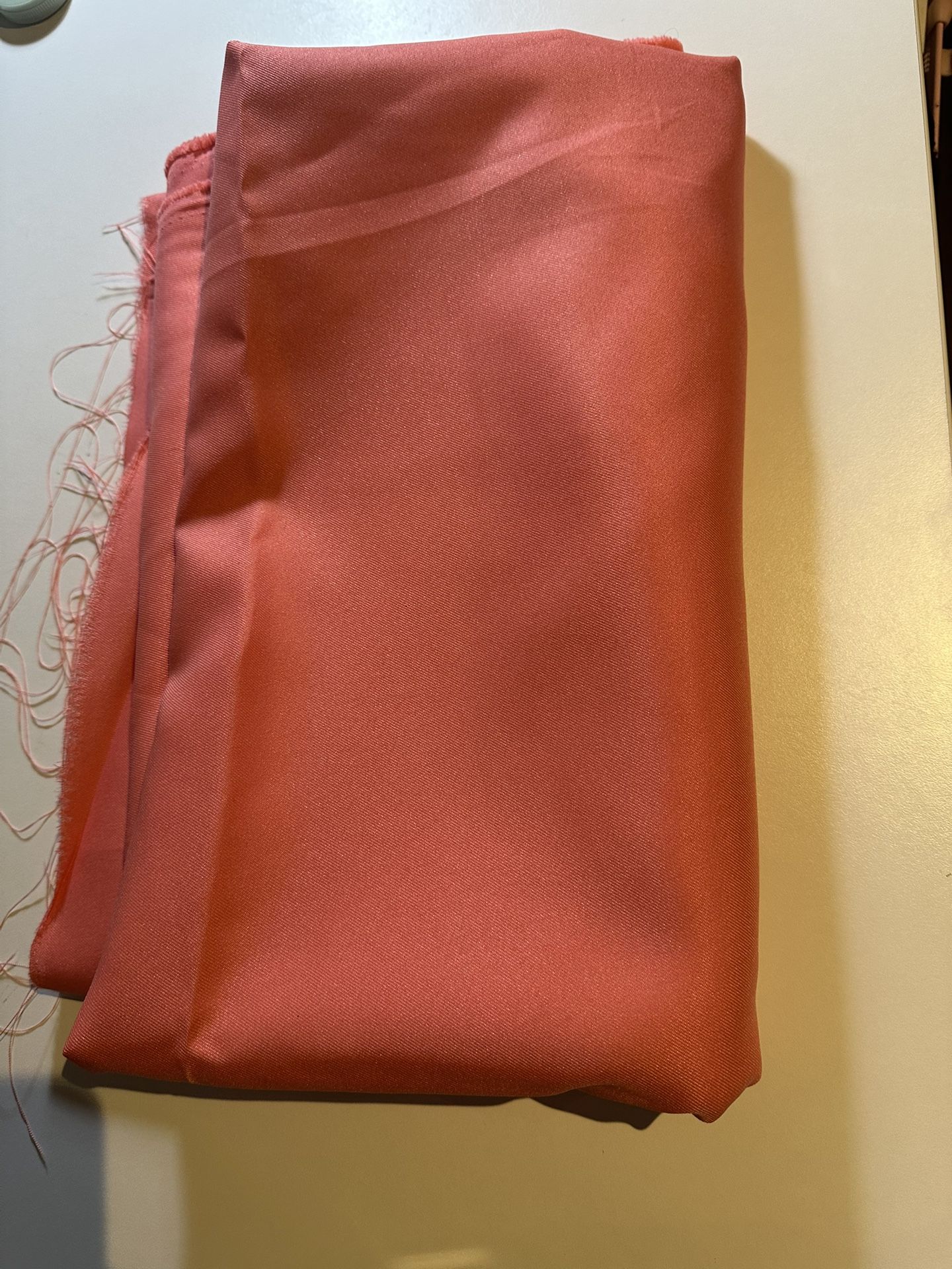 Watermelon Pink Poly Poplin Fabric