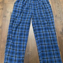 Men’s Blue Pajama Pants Size Large By St John’s Bay #16