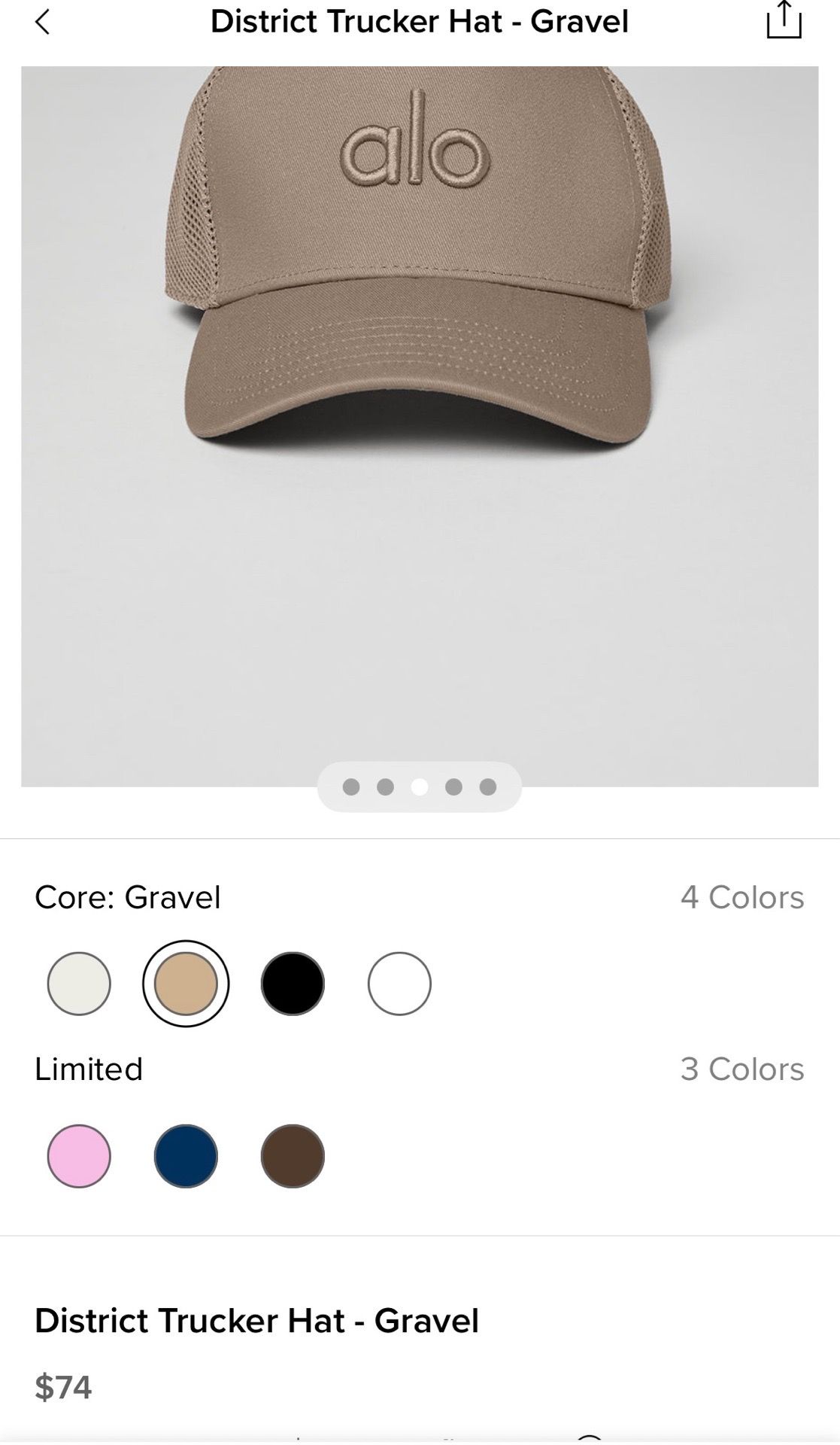 Authentic Alo trucker hat