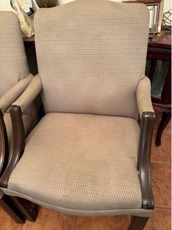 Chair with wood