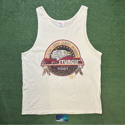 Vintage 2000s Sturgis black hills rally tank top