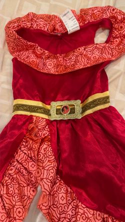 Girls Red Princess Costume Dress, Elena of Avalor